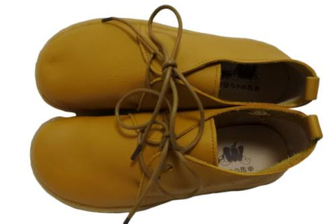 【かぼちゃの馬車 CA-210 キャメル】くたっとやわらか本革靴紐シューズ