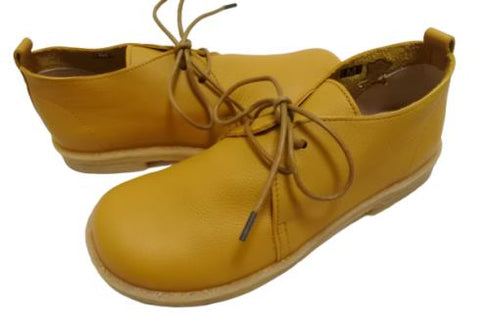 【かぼちゃの馬車 CA-210 キャメル】くたっとやわらか本革靴紐シューズ