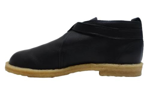 【かぼちゃの馬車 CA220 ブラック】くたっとやわらか本革ベルトストラップシューズ