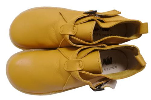 【かぼちゃの馬車 CA220 キャメル】くたっとやわらか本革ベルトストラップシューズ