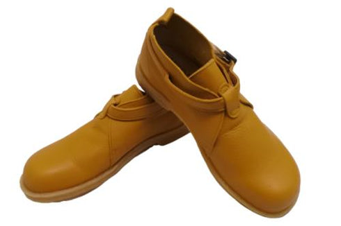 【かぼちゃの馬車 CA220 キャメル】くたっとやわらか本革ベルトストラップシューズ