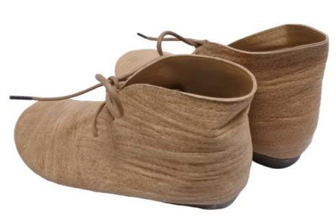 【かぼちゃの馬車 CA26 ベージュ】足にフィット 柔らかな本革靴