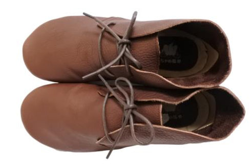 【かぼちゃの馬車 CA26 ブラウン】足にフィット 柔らかな本革靴