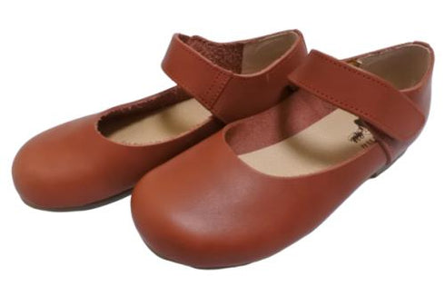 【かぼちゃの馬車 CA-4 レッド】柔らか本革レザーストラップシューズ