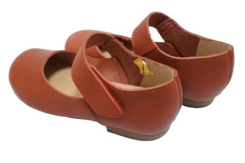 【かぼちゃの馬車 CA-4 レッド】柔らか本革レザーストラップシューズ