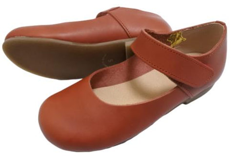 【かぼちゃの馬車 CA-4 レッド】柔らか本革レザーストラップシューズ