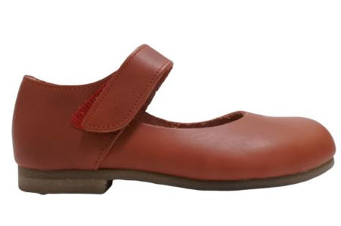 【かぼちゃの馬車 CA-4 レッド】柔らか本革レザーストラップシューズ