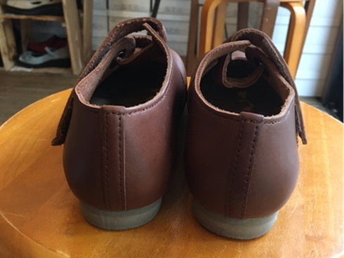 【かぼちゃの馬車 CA-5 ブラウン】からまりベルトのおでこ靴♪