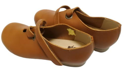 【かぼちゃの馬車 CA-5 キャメル】からまりベルトのおでこ靴♪