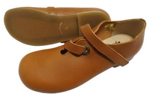 【かぼちゃの馬車 CA-5 キャメル】からまりベルトのおでこ靴♪