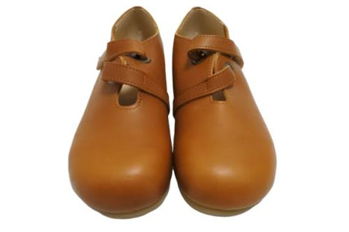 【かぼちゃの馬車 CA-5 キャメル】からまりベルトのおでこ靴♪