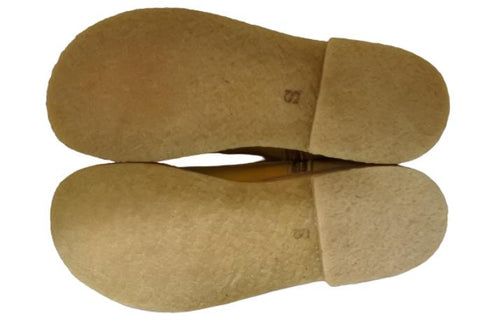 【かぼちゃの馬車 CA-52 キャメル】本革コンフォートサイドジップショートブーツ