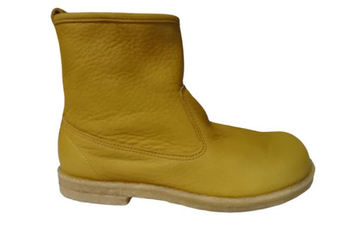 【かぼちゃの馬車 CA-52 キャメル】本革コンフォートサイドジップショートブーツ