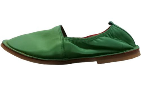 【KOBE DADA CAM-2 グリーン】本革国産コンフォートスリッポン