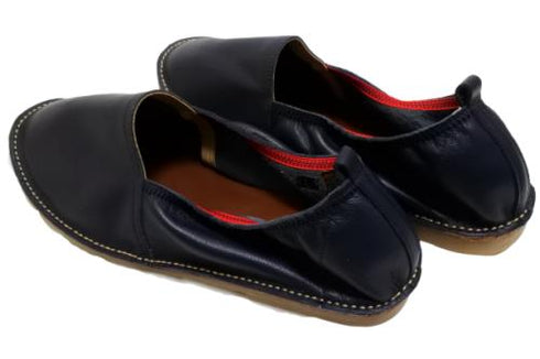 【KOBE DADA CAM-2 ネイビー】本革国産コンフォートスリッポン