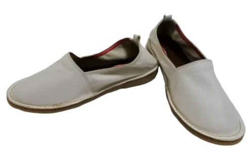 【KOBE DADA CAM-2 ホワイト】本革国産コンフォートスリッポン