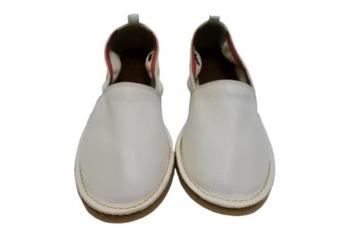 【KOBE DADA CAM-2 ホワイト】本革国産コンフォートスリッポン