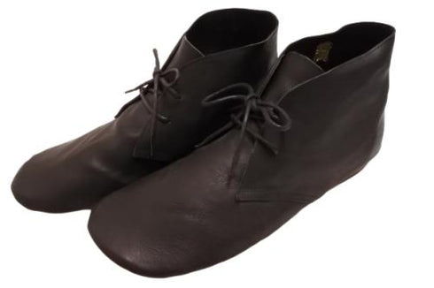 【KOBE DADA CAM-26 ブラック】ユーズド風本革デザートブーツ