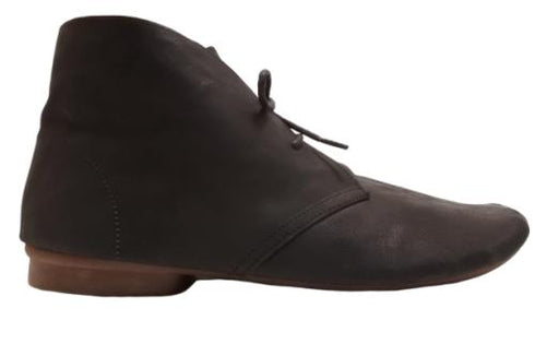 【KOBE DADA CAM-26 ブラック】ユーズド風本革デザートブーツ