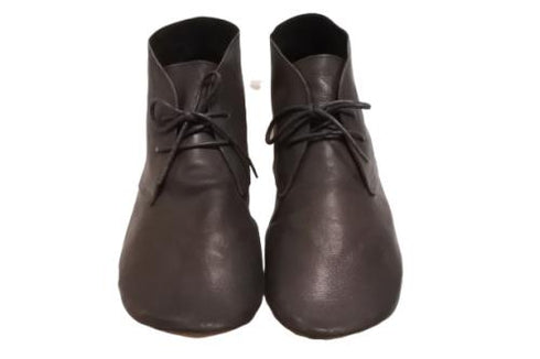 【KOBE DADA CAM-26 ブラック】ユーズド風本革デザートブーツ