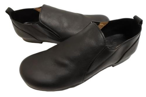 【KOBE DADA CAM-8 ブラック】本革サイドゴアスリッポンシューズ