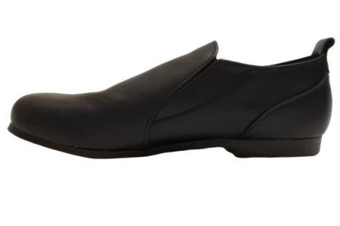 【KOBE DADA CAM-8 ブラック】本革サイドゴアスリッポンシューズ