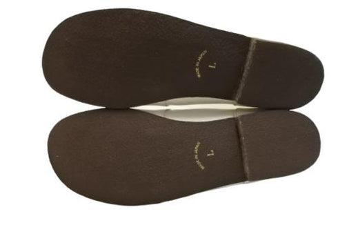 【KOBE DADA CAM-8 ホワイト】本革サイドゴアスリッポンシューズ