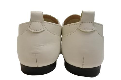 【KOBE DADA CAM-8 ホワイト】本革サイドゴアスリッポンシューズ