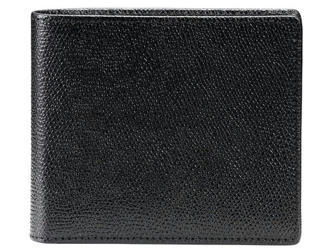 【豊岡財布 craftsmanship CW002 ブラック】バレキ二つ折ウォレット