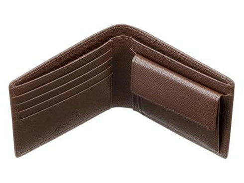 【豊岡財布 craftsmanship CW002 チョコレート】バレキ二つ折ウォレット
