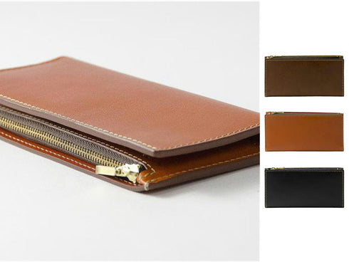 【豊岡財布 エンドー鞄 EN1143 チョコレート】 嘉玄 財-TAKARA- 二つ折り長財布