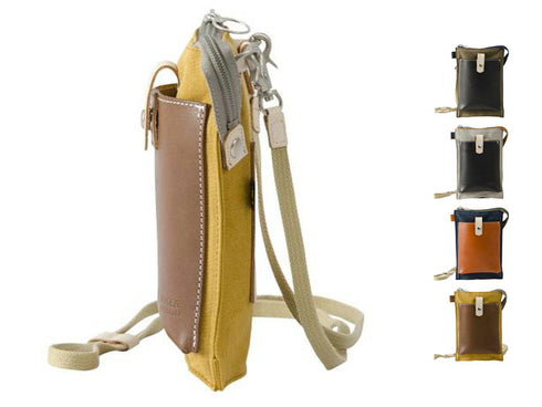 【豊岡鞄 エンドー鞄 EN1150 カーキ】嘉玄 懐-KAI- サコッシュ縦