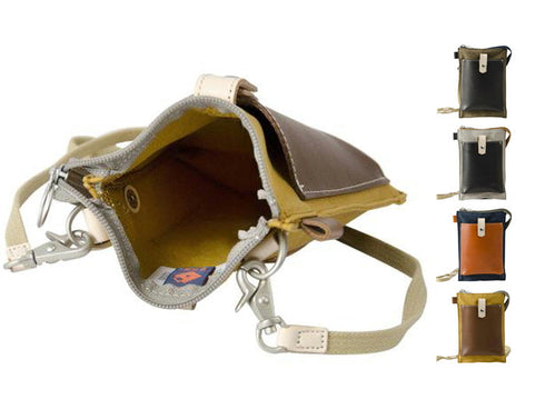 【豊岡鞄 エンドー鞄 EN1150 ネイビー】嘉玄 懐-KAI- サコッシュ縦