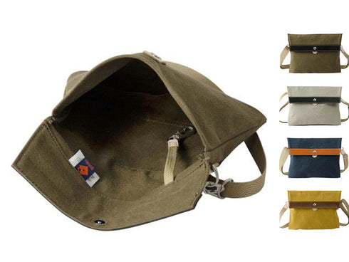 【豊岡鞄 エンドー鞄 EN1151 グレージュ】嘉玄 懐-KAI- サコッシュカブセ