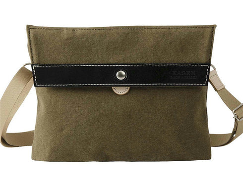 【豊岡鞄 エンドー鞄 EN1151 カーキ】嘉玄 懐-KAI- サコッシュカブセ