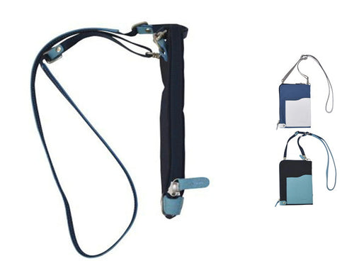 【豊岡鞄 エルダー GM091XM オーシャンブルー】For the blue クロスミニショルダーバッグ