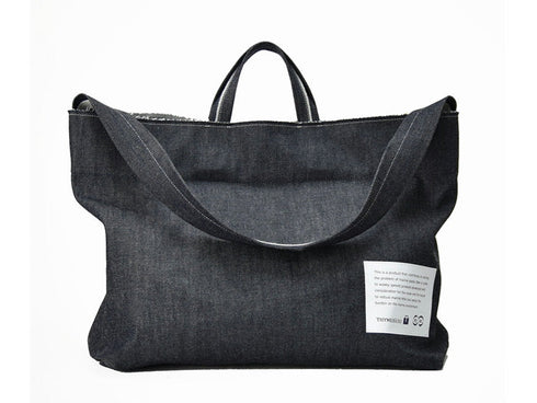 【豊岡鞄 エルダー GM110BT インディゴ】for the blue デニム ビッグトートバッグ