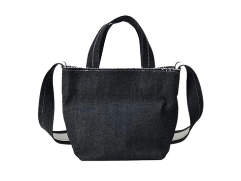 【豊岡鞄 エルダー GM111MT インディゴ】for the blue デニム ミニトートバッグ