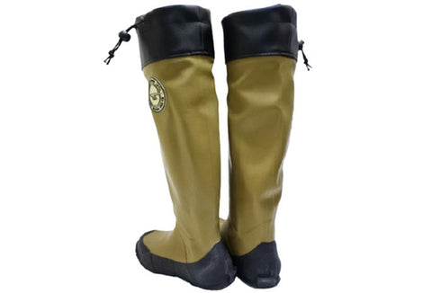 【HI-TEC KAGEROW カーキ】ハイテック カゲロウ ラバーレインブーツ 長靴