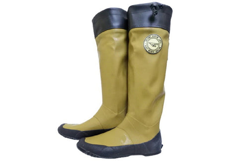 【HI-TEC KAGEROW カーキ】ハイテック カゲロウ ラバーレインブーツ 長靴
