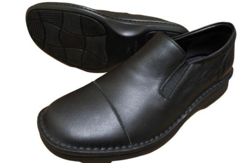 【インコルジェ M1002 ブラック】メンズインコルジェ 脱ぎ履き楽々スリッポンシューズ