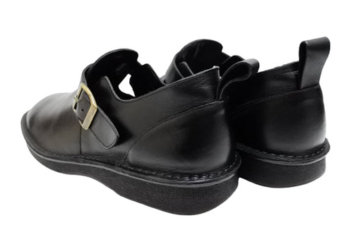 【インコルジェ M1012 ブラック】メンズインコルジェ ベルトカジュアルシューズ