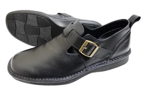 【インコルジェ M1012 ブラック】メンズインコルジェ ベルトカジュアルシューズ