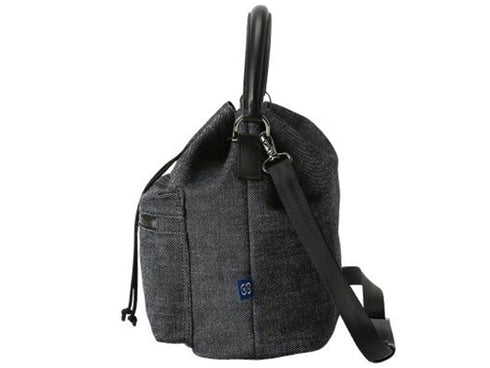 【豊岡鞄 TOTTE MBC020 デニム】For The Blue DENIM ドローストリングバッグ