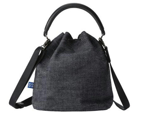 【豊岡鞄 TOTTE MBC020 デニム】For The Blue DENIM ドローストリングバッグ