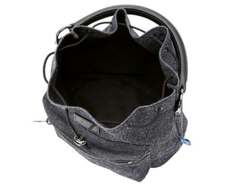 【豊岡鞄 TOTTE MBC020 デニム】For The Blue DENIM ドローストリングバッグ