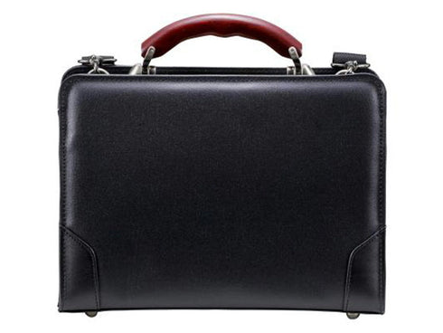 【豊岡鞄 三宅初治商店 MH5501 ブラック】木手ダレスポーチ