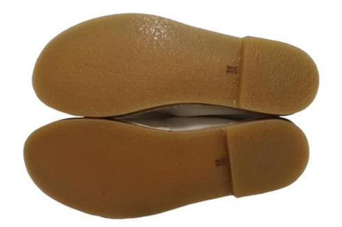 【モモ MO-2 ホワイト】ぺたんこ柔らか本革シューズ