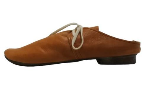 【momo MO-3 ブラウン】本革くたっと柔らかスリッポンシューズ