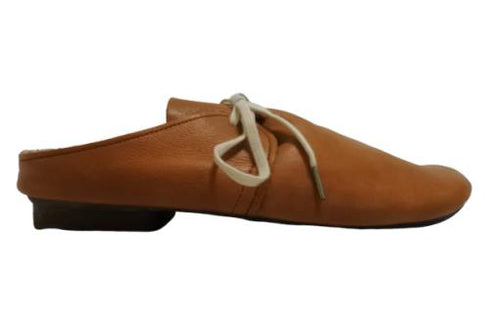 【momo MO-3 ブラウン】本革くたっと柔らかスリッポンシューズ